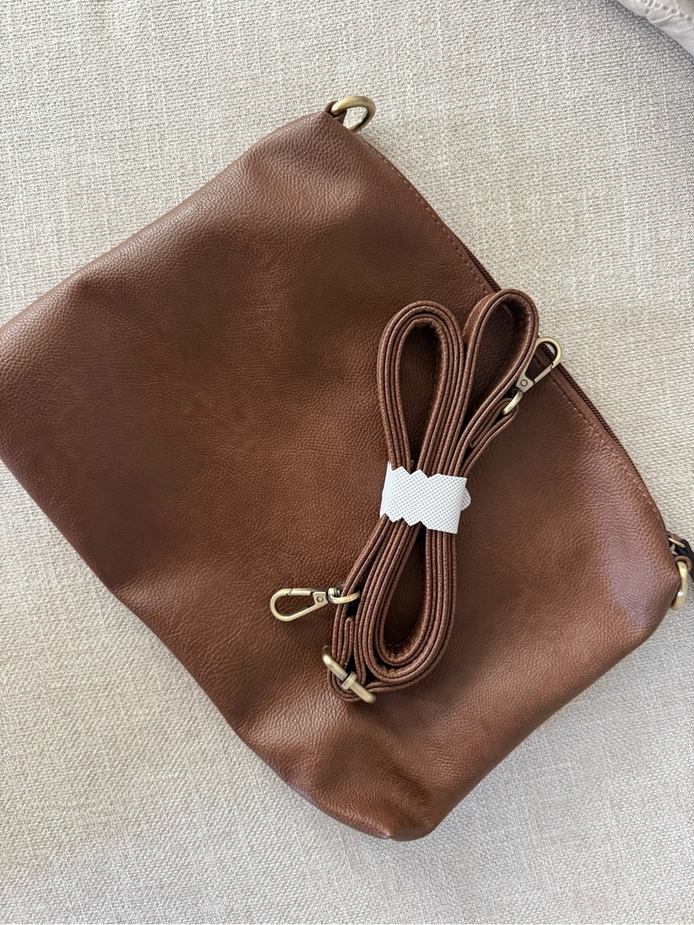 Joy Susan Brown Crossbody Bag